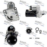 SIDAT S12VA0428A2 - Motor de arranque