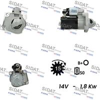 SIDAT S12VA0615A2 - Motor de arranque