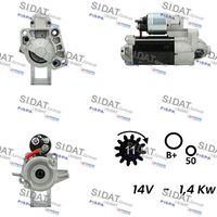 SIDAT S12VA0744A2 - Motor de arranque