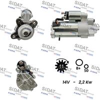 SIDAT S12VS0036 - Motor de arranque