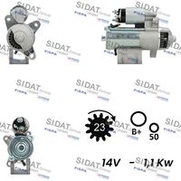 SIDAT S12VS0192A2 - Motor de arranque