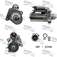 SIDAT S12VS0193A2 - Motor de arranque