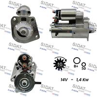 SIDAT S12VS0369A2 - Motor de arranque