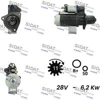 SIDAT S24BH0112A2 - Motor de arranque