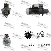 SIDAT S24BH0120A2 - Motor de arranque