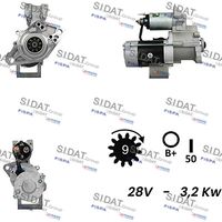 SIDAT S24MH0127A2 - Motor de arranque