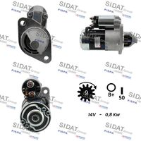 SIDAT S12HT0567A2 - Motor de arranque