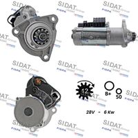 SIDAT S24BH0118A2 - Motor de arranque