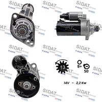 SIDAT S12BH0095A2 - Motor de arranque