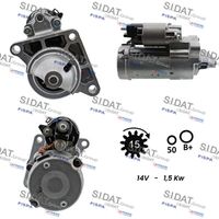 SIDAT S12DE0846 - Motor de arranque