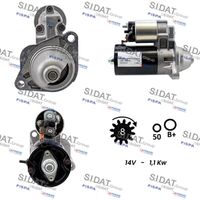 SIDAT S12BH0855 - Motor de arranque