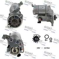 SIDAT S12DE0398 - Motor de arranque