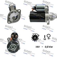 SIDAT S12VA0771 - Motor de arranque