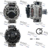 SIDAT A12BH0140 - Alternador