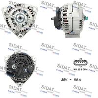 SIDAT A24BH0011 - Alternador