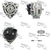 SIDAT A24BH0044 - Alternador