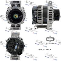 SIDAT A24BH0054 - Alternador