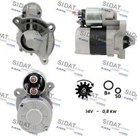 SIDAT S12VA0776A2 - Motor de arranque