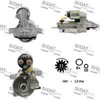 SIDAT S12VS0868 - Motor de arranque