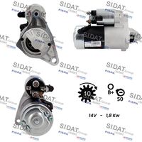 SIDAT S12MH0870A2 - Motor de arranque