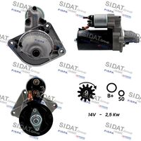 SIDAT S12BH0008 - Motor de arranque