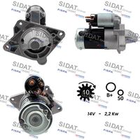 SIDAT S12MH0021 - Motor de arranque