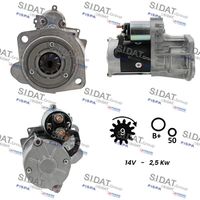 SIDAT S12HT0190 - Motor de arranque