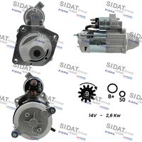 SIDAT S12MA0146 - Motor de arranque