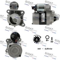 SIDAT S12VA0101 - Motor de arranque