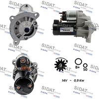 SIDAT S12VA0238 - Motor de arranque