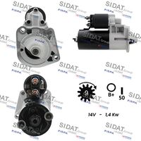 SIDAT S12BH0798A2 - Motor de arranque