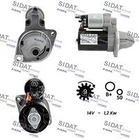 SIDAT S12BH0091 - Motor de arranque