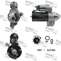 SIDAT S12BH0431 - Motor de arranque