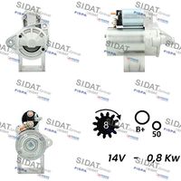 SIDAT S12VA0240 - Motor de arranque