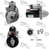 SIDAT S12BH0010 - Motor de arranque