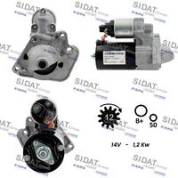 SIDAT S12BH0942 - Motor de arranque