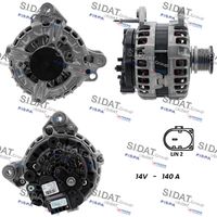 SIDAT A12BH0257 - Alternador