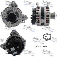 SIDAT A12BH0882 - Alternador