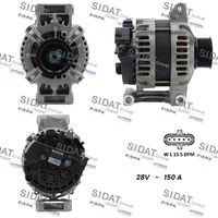 SIDAT A24BH0166 - Alternador