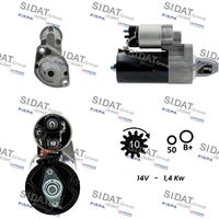 SIDAT S12BH0472 - Motor de arranque