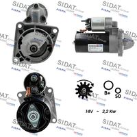 SIDAT S12BH0789 - Motor de arranque