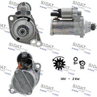 SIDAT S12BH0892 - Motor de arranque