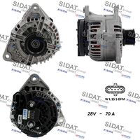 SIDAT A24BH0025 - Alternador