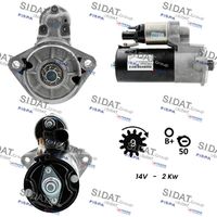 SIDAT S12BH0073 - Motor de arranque