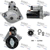 SIDAT S12BH0098 - Motor de arranque