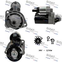 SIDAT S12BH0248 - Motor de arranque