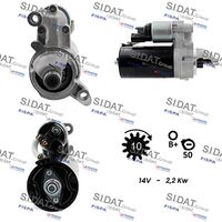 SIDAT S12BH0425 - Motor de arranque