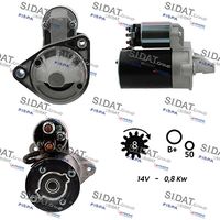 SIDAT S12VA0240A2 - Motor de arranque