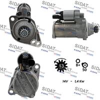 SIDAT S12BH0926 - Motor de arranque