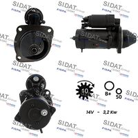 SIDAT S12ML0965 - Motor de arranque